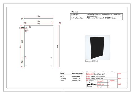 BACKDROP 90 BLACK